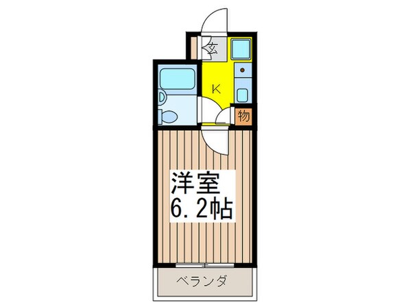 サンパレス吉祥寺（４０８）の物件間取画像